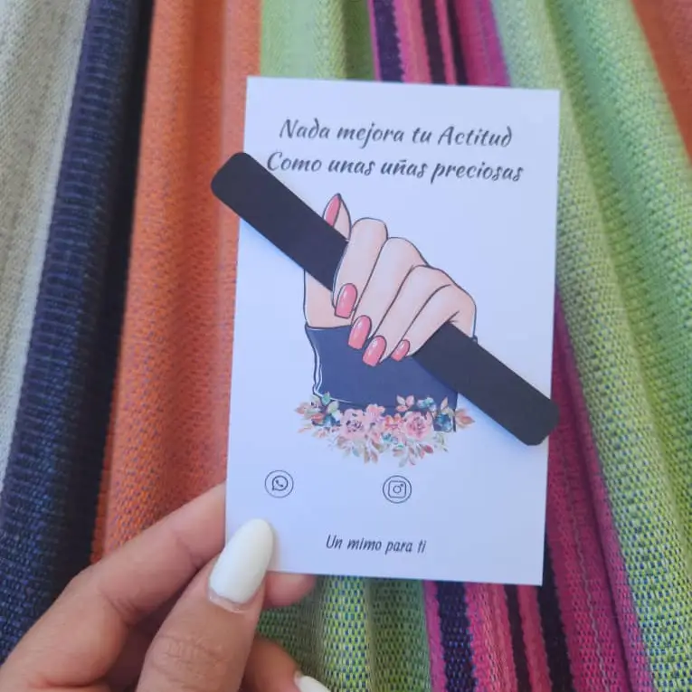 Pack de 100 Tarjetas de Manicuri — imagen 1