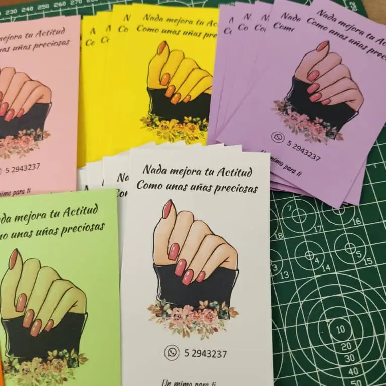 Pack de 100 Tarjetas de Manicuri — imagen 2