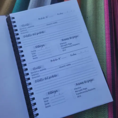 Agenda de Pedidos Modelo 6 — imagen 4