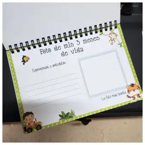 Álbum Safari Modelo para Niños miniatura 3