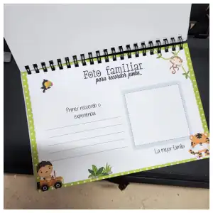Álbum Safari Modelo para Niños miniatura 6