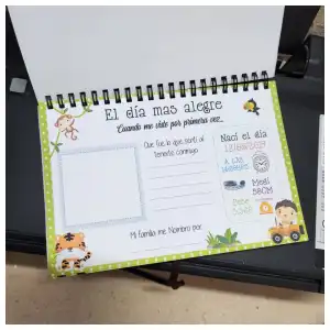 Álbum Safari Modelo para Niños miniatura 8